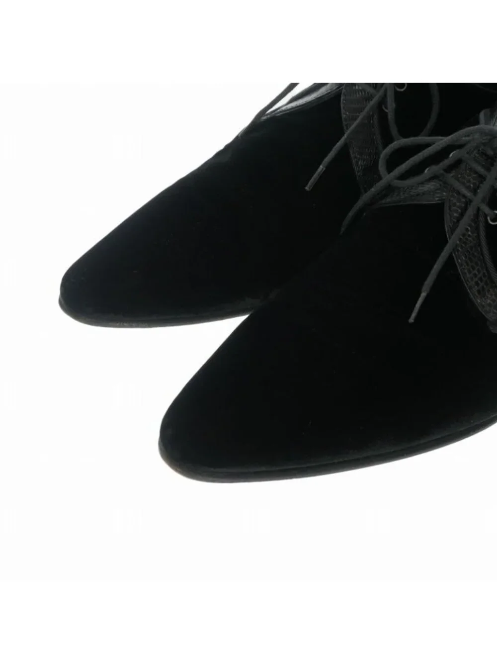Dolce & Gabbana Velour Dress Shoes 6.5 Black